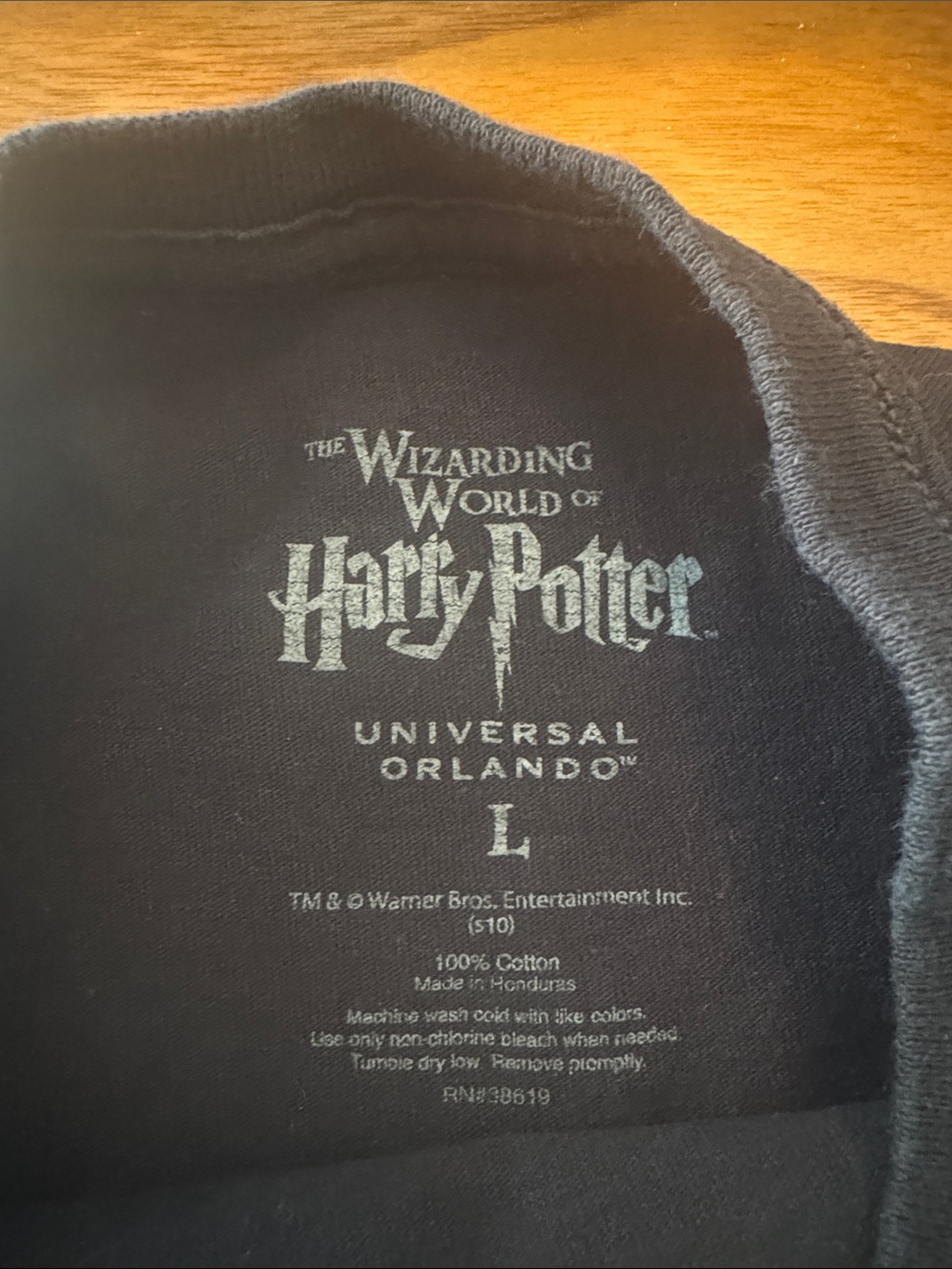 Vintage Harry Potter world Black Graphic Tee - Wizarding World Crew Neck - Picture 2 of 4